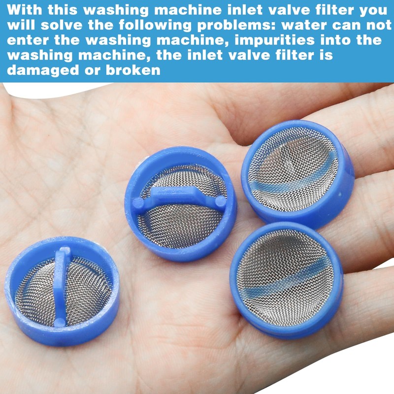 20Pcs Washing Machine Water Filter, Washing Machine Water Inlet Valve