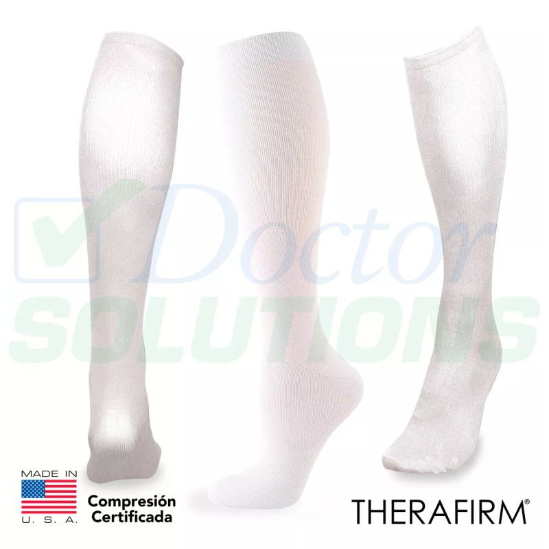 3 Pares De Calcetines De Compresión 15-20 Mmhg Therafirm