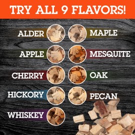 Camerons All Natural Maple Wood Chunks for Smoking Meat -840 Cu. in. Box, Approx 10 Pounds- Kiln Dried Large Cut BBQ Wood Chips for Smoker - Barbecue Chunks Smoker Accessories