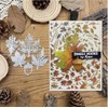 Maple Leaves and Nut Metal Die Cuts,Christmas Pine Maple Leaf
