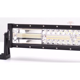 AUXBEAM 32"inch Strobe Flash LED Light Bar Combo Offroad Driving Fog Lamp SUV