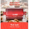 2 IN 1 Cast Iron Bread Loaf Pan with Lid,