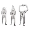 MacWork 3pc Mini Locking Set 4 in. curved jaw locking,