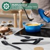 Onader Silicone Cooking Utensils Set, 10 Pieces Black Kitchen Utensils
