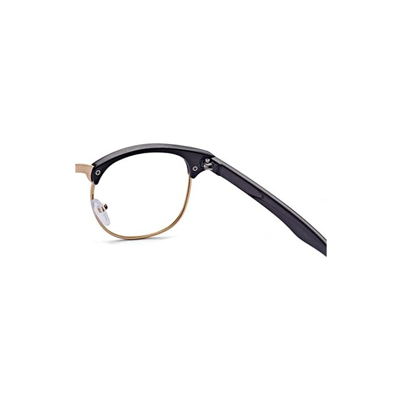 Kelens Myopia Glasses Half Frame Computer Glasses Retro Myopia Nerd