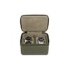 Stackers Olive Green Double Watch Zipped Watch Box