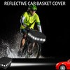 LUKIUP Bicycle Basket Rain Cover Rear 45 x 45 cm