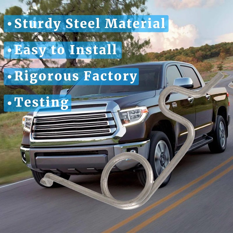 gtpartes Stainless Steel Fuel Door Pocket Spring Fit for 2007-2020