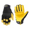 WELLS LAMONT HydraHyde Water Resistant Leather Work Gloves Size UK