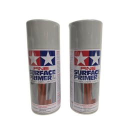 Generic 2 Pack COMPATIBLE WITH Tamiya 87064 GRAY Fine Surface Primer L Spray Paint Can 180ml TAM87064 INCLUDES CHICAGOLAND RC COUPON