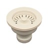 Whitehaus RNW50-BI 3 1/2" Basket strainer - Biscuit