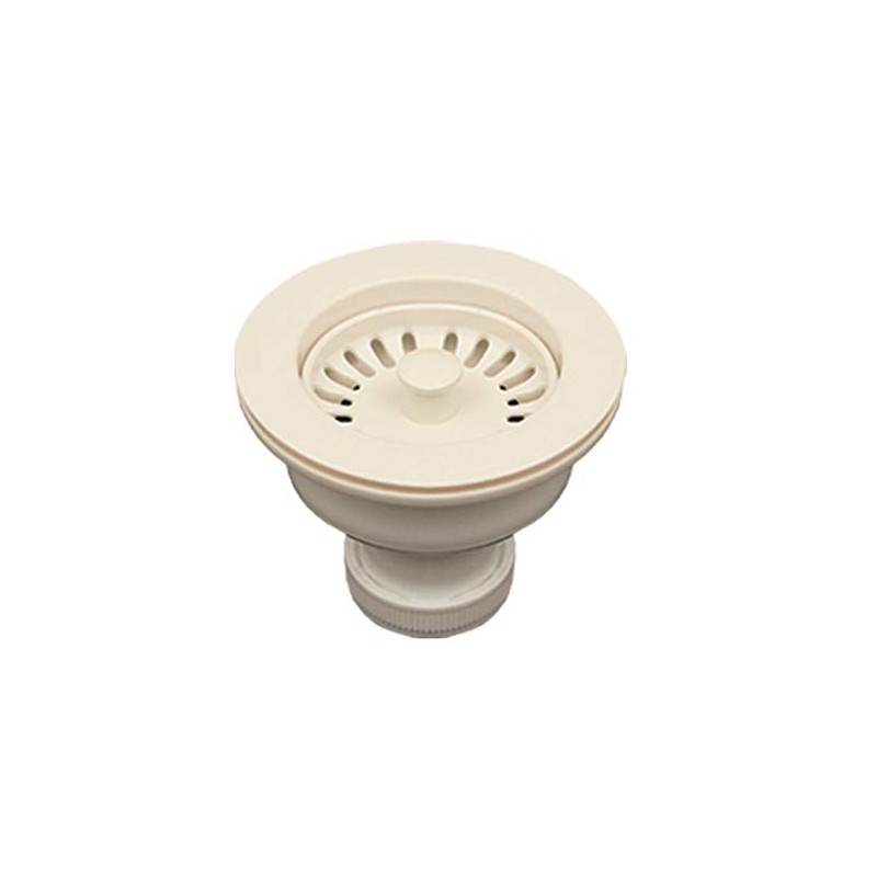 Whitehaus RNW50-BI 3 1/2" Basket strainer - Biscuit