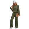 Jescakoo Womens 2 Piece Sweatsuit Outfit 2024 Fall Long Sleeve