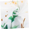 Kisangel Eucalyptus Leaf Table Cover Elegant Dining Table Decoration for