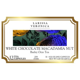 White Chocolate Macadamia Nut Barley Orzo Tea (Single Serve K-Cup Pods) (12 pods, ZIN: 575061)