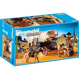 Playmobil 5248 Covered Wagon with Raiders