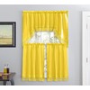 Café Curtains for Kitchen, Bathroom Curtains with Valance, Embroidered Lace