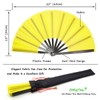 OMyTea Chinese Kung Fu Tai Chi Large Hand Folding Fan