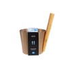 Rento Sauna bucket aluminium champagne