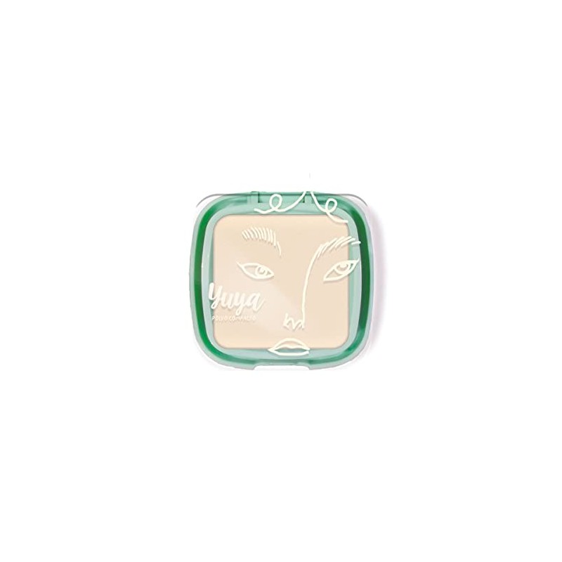 Yuya Polvo compacto matificante PC02, 12g