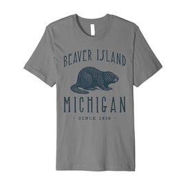 Beaver Island, Beaver Rodent Design Premium T-Shirt