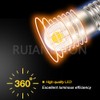 Ruiandsion E10 LED Flashlight Bulb 12V Non Polarity 3030 2SMD