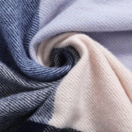 Fullogo Scarf for Women - Warm Womens Scarf, Blanket Scarf for Women Winter, Scarf Long Soft Warm Checked Scarf Ladies Gifts