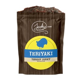 Jerky.com's Teriyaki Turkey Jerky - Try Our Best Tasting Turkey Jerky Made From Whole Muscle Turkey Breast - No Added Preservatives, No Added Nitrates and No Added MSG - 2.5 oz.