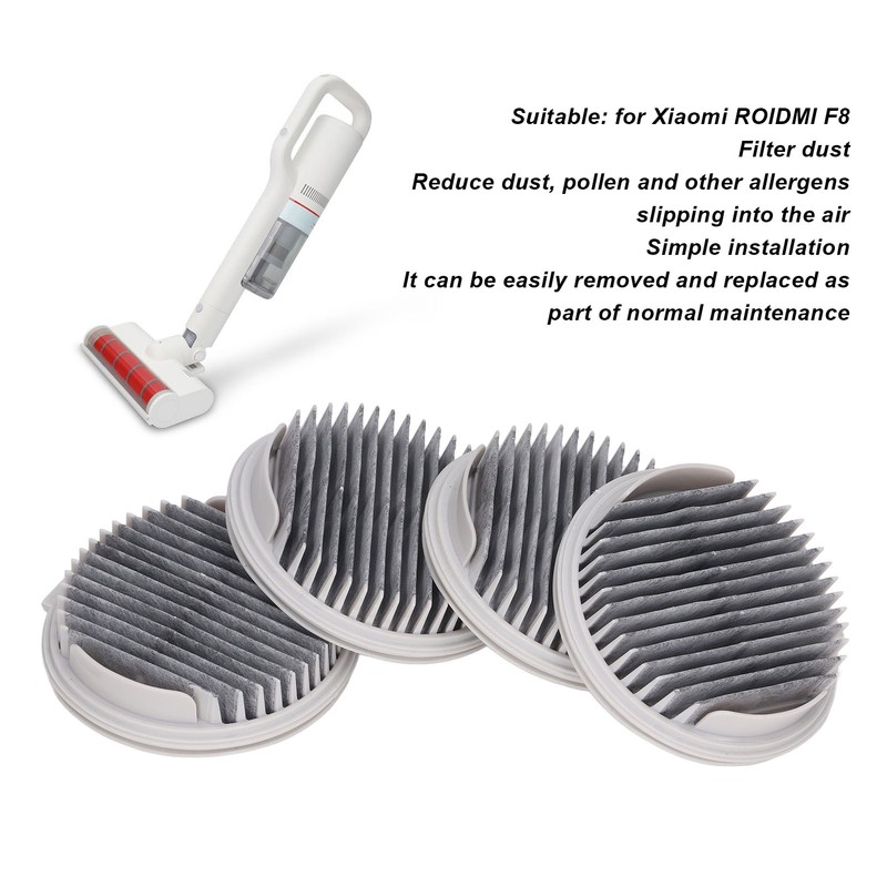 4 PCS Handheld Vacuum Cleaner Filter Screen for Xiaomi ROIDMI