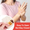 sanderala 2Pack Weekly Pill Organizer,Extra Large 7 Days Pill Cases