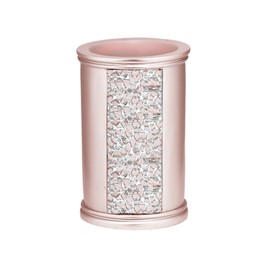 Popular Bath Sinatra Modern Bath Tumbler Modern Classic Contemporary Decorative Beautiful Designs Bathroom Decor for Home Luxury Bath, Blush