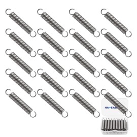 HayEastdor 20PCS SP9600 Small Extension Spring 1/4 Inch x 1-1/2 Inch Stainless Steel Mechanical Springs with Hook Ends HE027