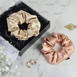 Offtopic 100% Pure Natural Silk Stop Broken Hair Elegant Accessory Oeko-Tex Certified Machine Washable