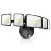 Onforu 120W 12000LM Dusk to Dawn Outdoor Lighting,5 Heads Flood