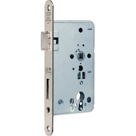 BKS Mortice Lock Fire Protection Door Lock 1206 Square 9 mm Pin 65 mm Distance 72 mm Stainless Steel DIN Left
