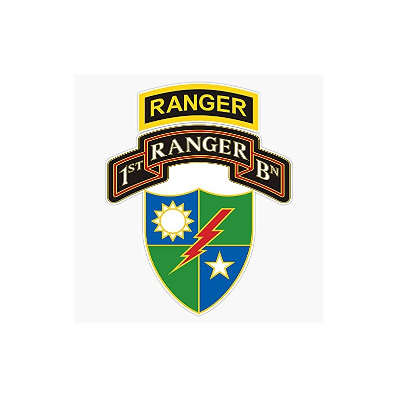 HOF Trading 1St Ranger Battalion Vinyl Sticker Waterproof Decal Laptop