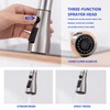 HGHGK Kitchen Faucet with Soap Dispenser and Pull Down Sprayer