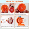 Dispensing Valves Compatible with Gatorade Water Bottle - 12pcs Silicone