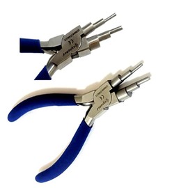 German Heavy Duty Bail Making Pliers,6 IN 1 Wire Looping Forming Pliers, BIG SIZE LOOPING PLIERS 13,16 & 20MM ,SMALL LOOPING PLIER, 5, 7,10MM Anti Slip comfort grip handle