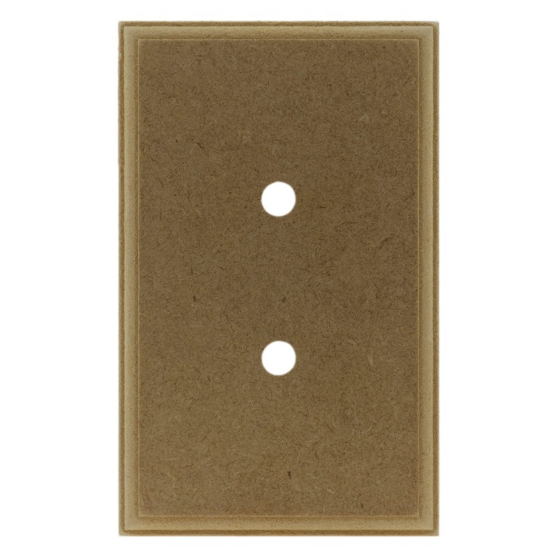 MDF Rectangle Switch Mount Pattress 2Gang