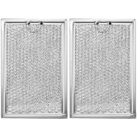 WB06X10309 Filter Microwave Oven Grease Filter [Packed In Box] Compatible with GE WB06X10359 Microwave Filter Replacement Parts by AMI PARTS- 7-5/8 x 5 x 3/32 Inch 2 Packs