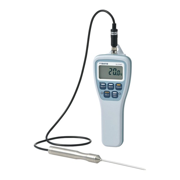 Sato Measuring Instruments SK-270WP Waterproof Digital Thermometer with Main Unit