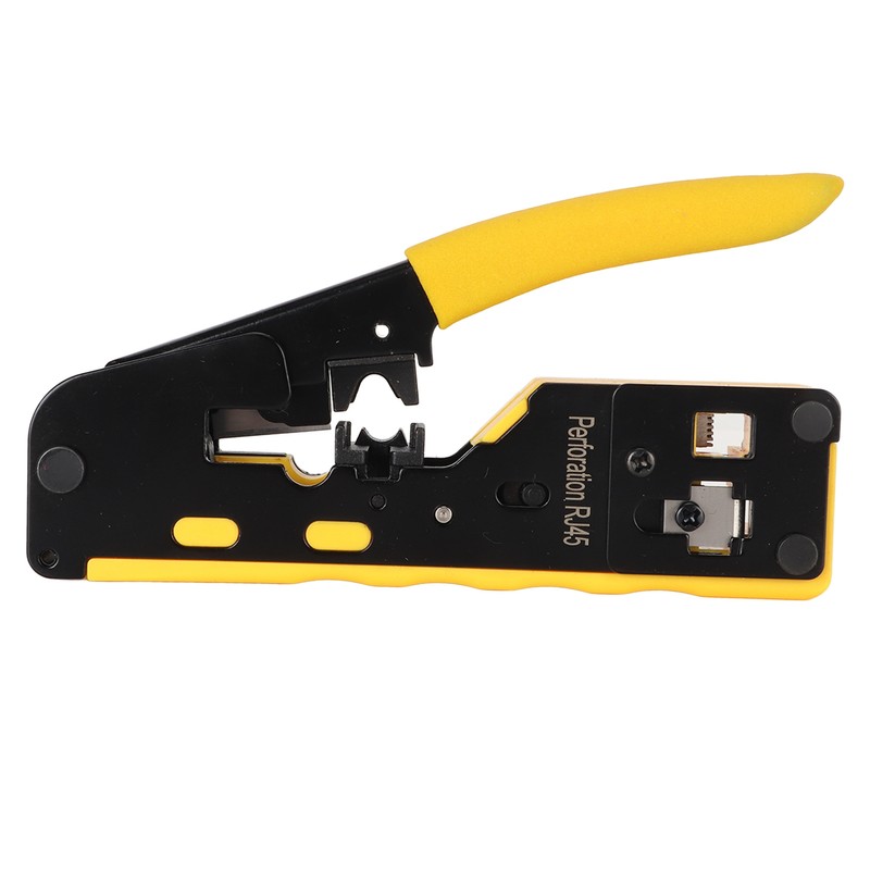 Ethernet Crimping Tool Adjustable Mode Anti Slip Texture Safety Lock