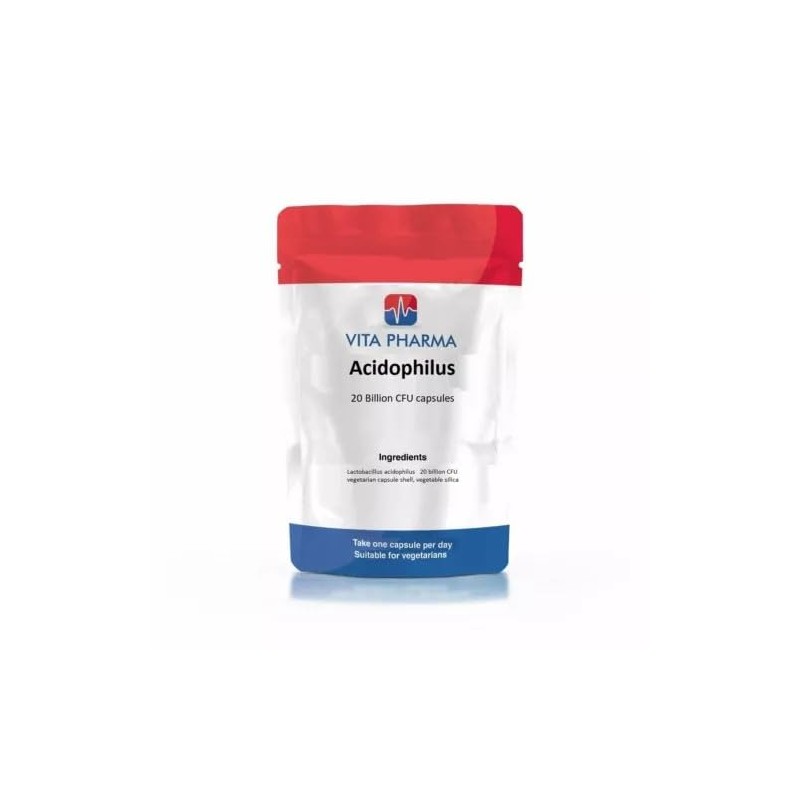 VITA PHARMA Acidophilus 20 Billion CFU 60 Capsules