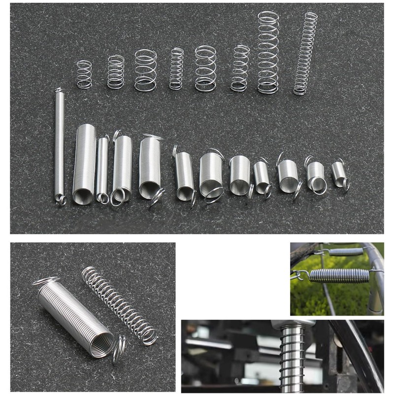 Rowiz 200Pcs Spring Assortment Set, Zinc Plated Extension and Compression