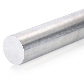 Barra redonda de aluminio de 2 pulgadas de diámetro, barra redonda de aluminio 6061 de 13" de largo, T6511 sólido nuevo material de moledor (1)