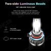 iSincer 9005+H11 LED Headlight Super Bright Bulbs Kit 6000k White