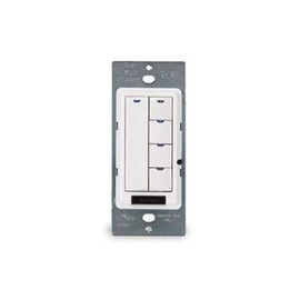 Wattstopper LMSW-105-W Wallmount Digital 5 Button Scene Switch 24 Volt DC 5 Milli-Amp White