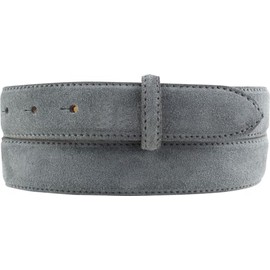 BELTINGER Interchangeable Suede Belt without Buckle 3.0 cm | Press Stud Belt for Men and Women 30 mm | Suede Belt, darkgray