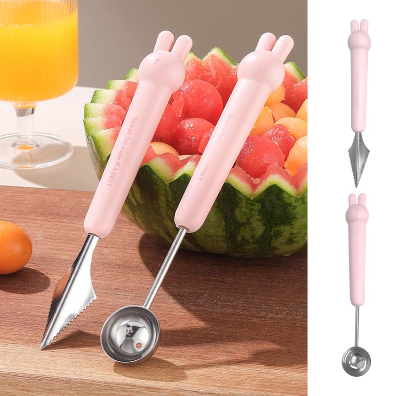 2 Pieces Fruit Tools, Ice Cream Scoop, Stainless Steel Kitchen